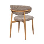 CHAISE GEORGIA TAUPE PIED NATUREL