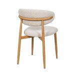 CHAISE GEORGIA BEIGE PIED NATUREL