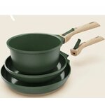 trio poele casserole vert