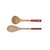 Set cuillère et louche rouge cookut
