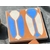 Desoosu de plat cigale bleu et terracotta