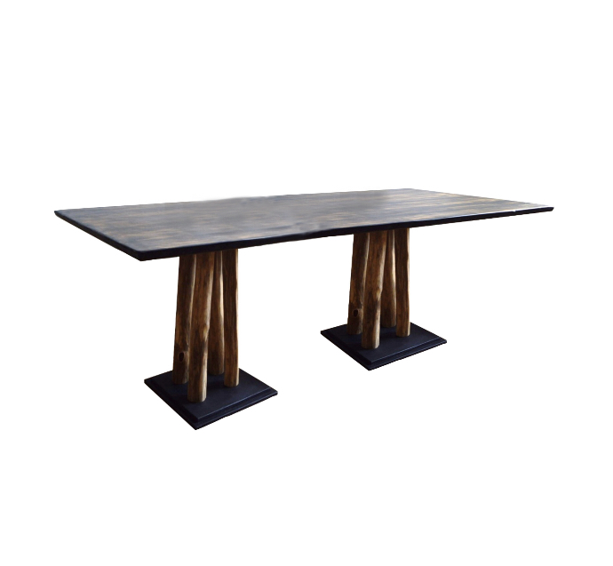 TABLE A MANGER PILAR DOUBLE PIED