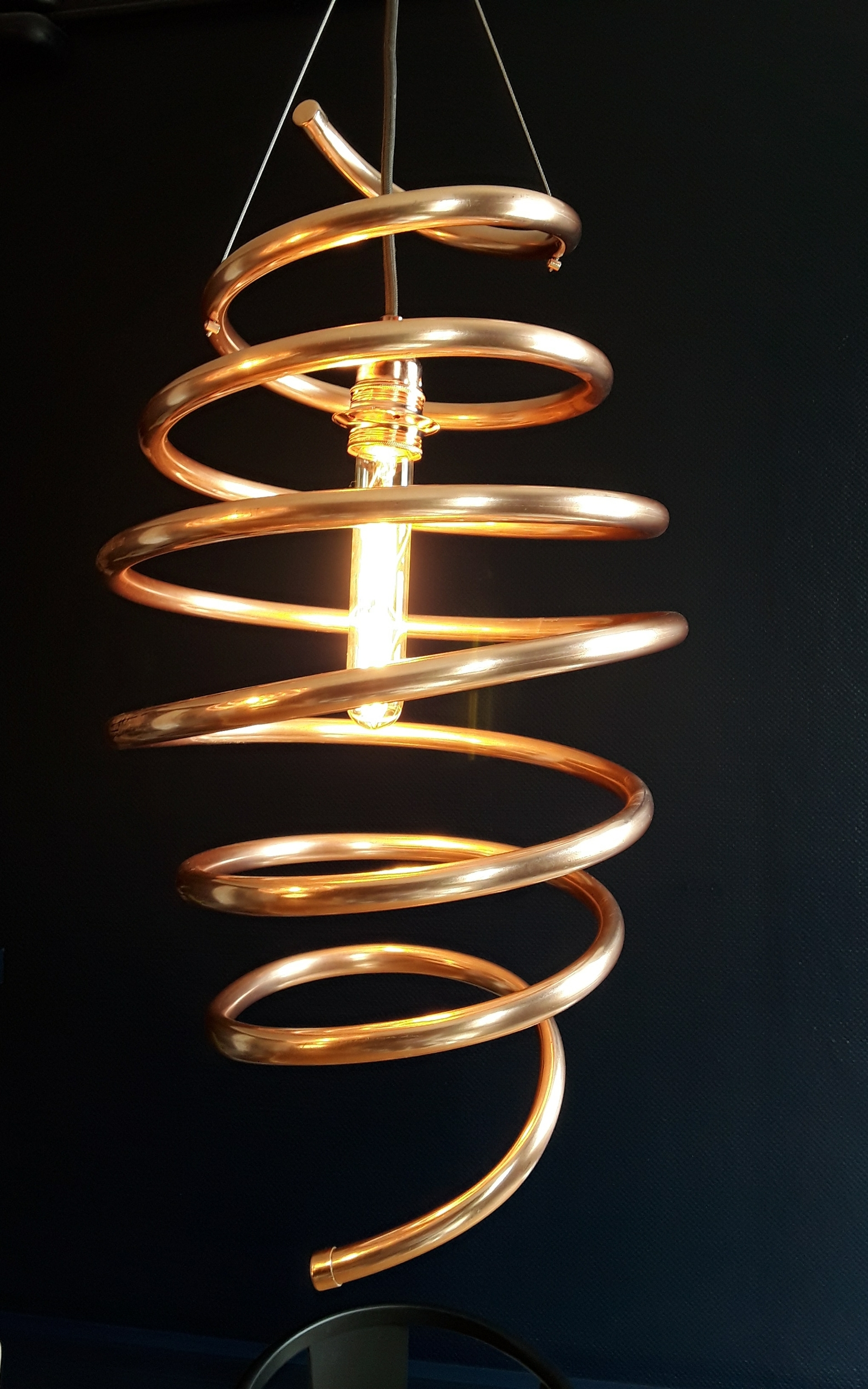 SUSPENSION CUIVRE GRAPPE