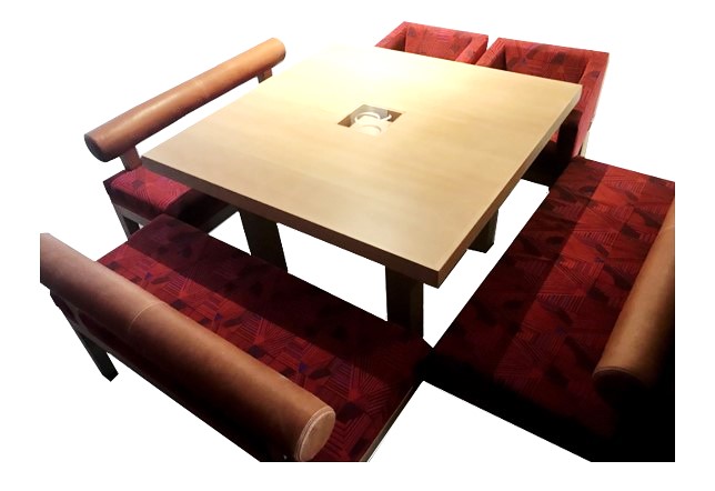 Banquettes, tables, fauteuils design VRauf 