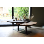 Table basse double nénuphar110et80cm