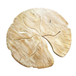 plateau de Table sculpture sur bois Nénuphar Collection Nature D60cm - teinte bois blanchit - VRauf Grand Public.jpeg