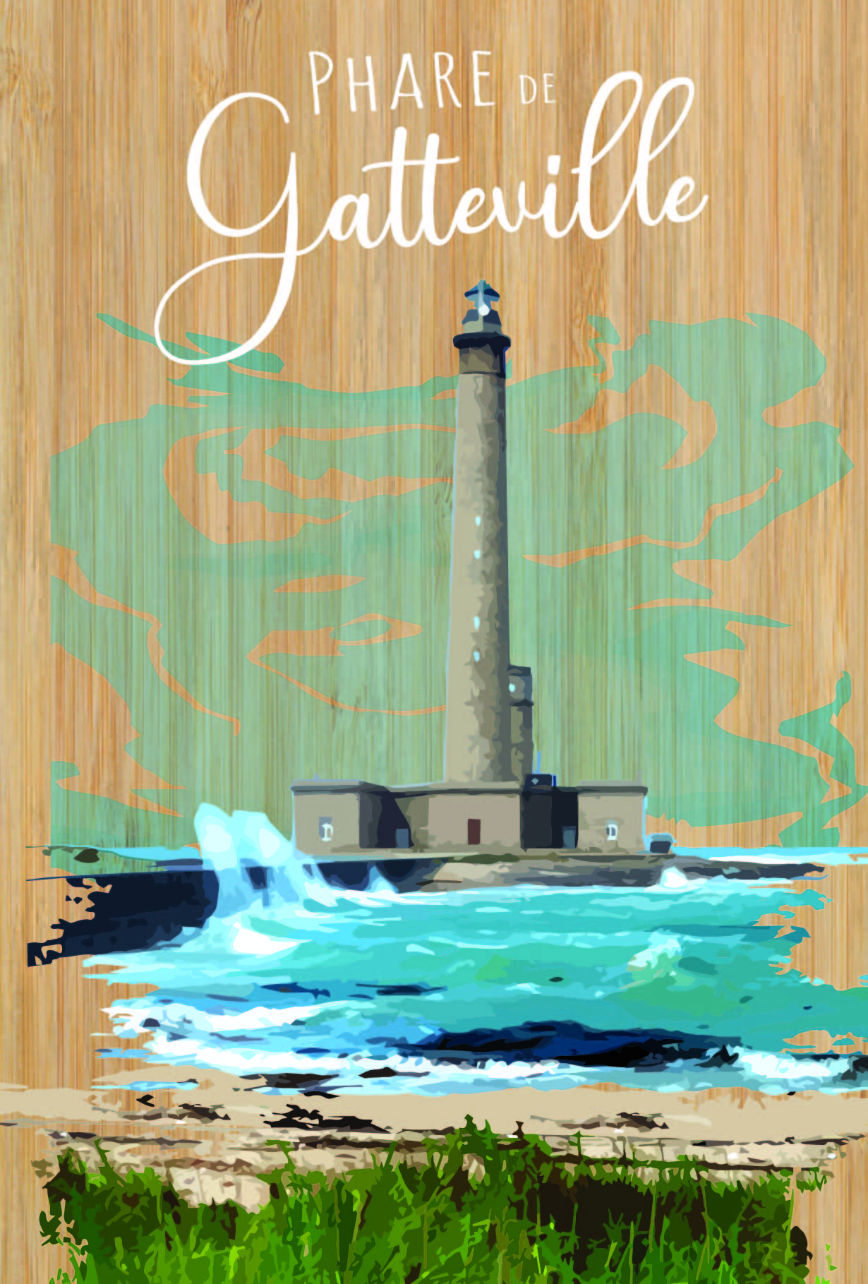 LOT DE 10 CARTES - PHARE DE GATTEVILLE