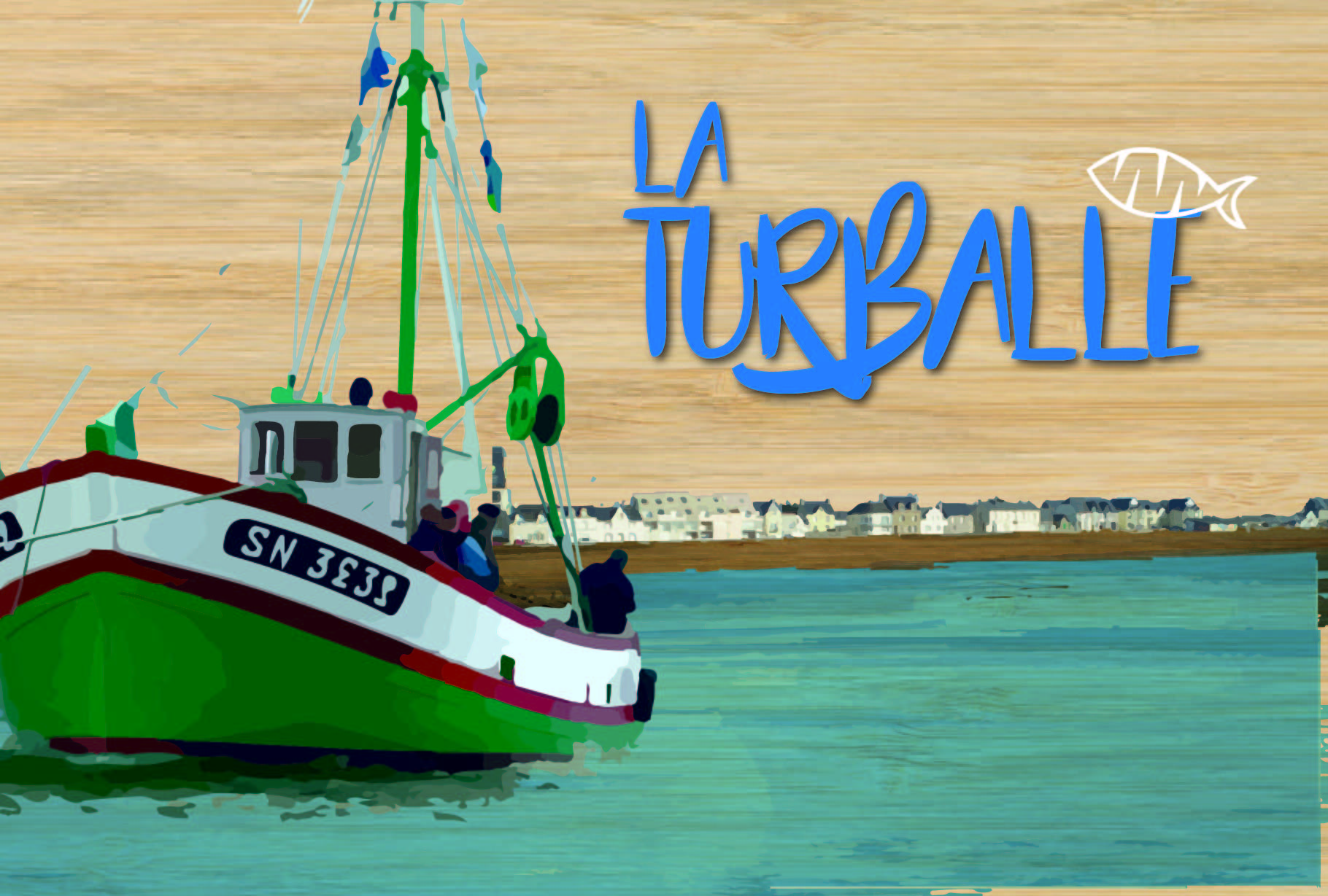 carte postale bois la turballe