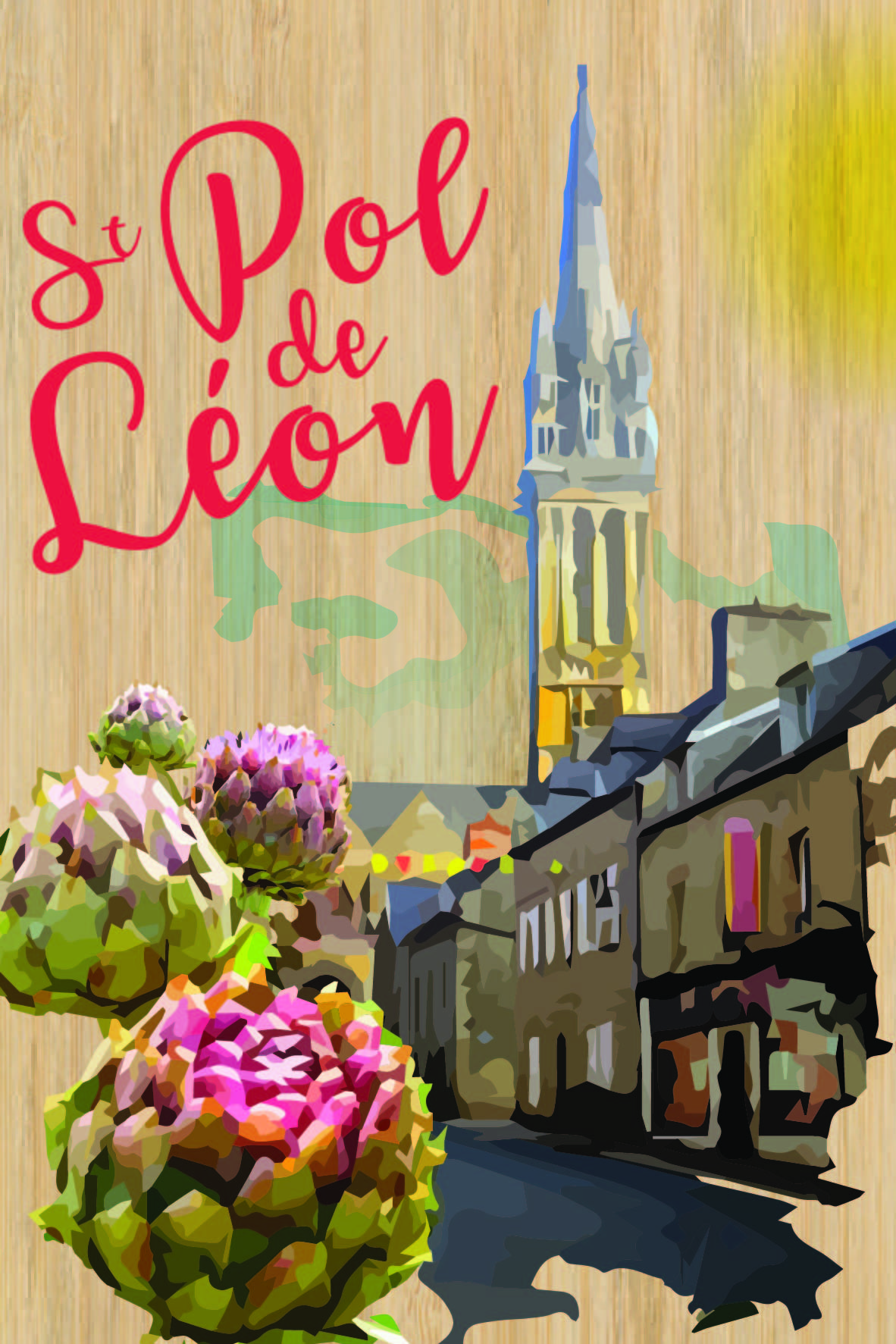 LOT DE 10 CARTES - SAINT POL DE LEON