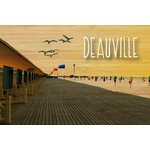 carte postale bois Deauville