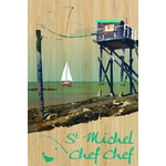carte postale bois st michel chef chef