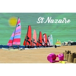 carte postale bois st Nazaire