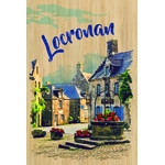 carte postale bois locronan