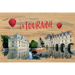 carte postale bois châteaux de la Loire