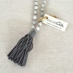 Collier Mala en larmes de job - atelier calla