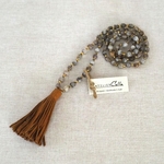 Collier Mala en larmes de job - atelier calla