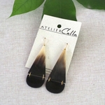 Boucles d'oreilles Lami en corne de boeuf - atelier calla