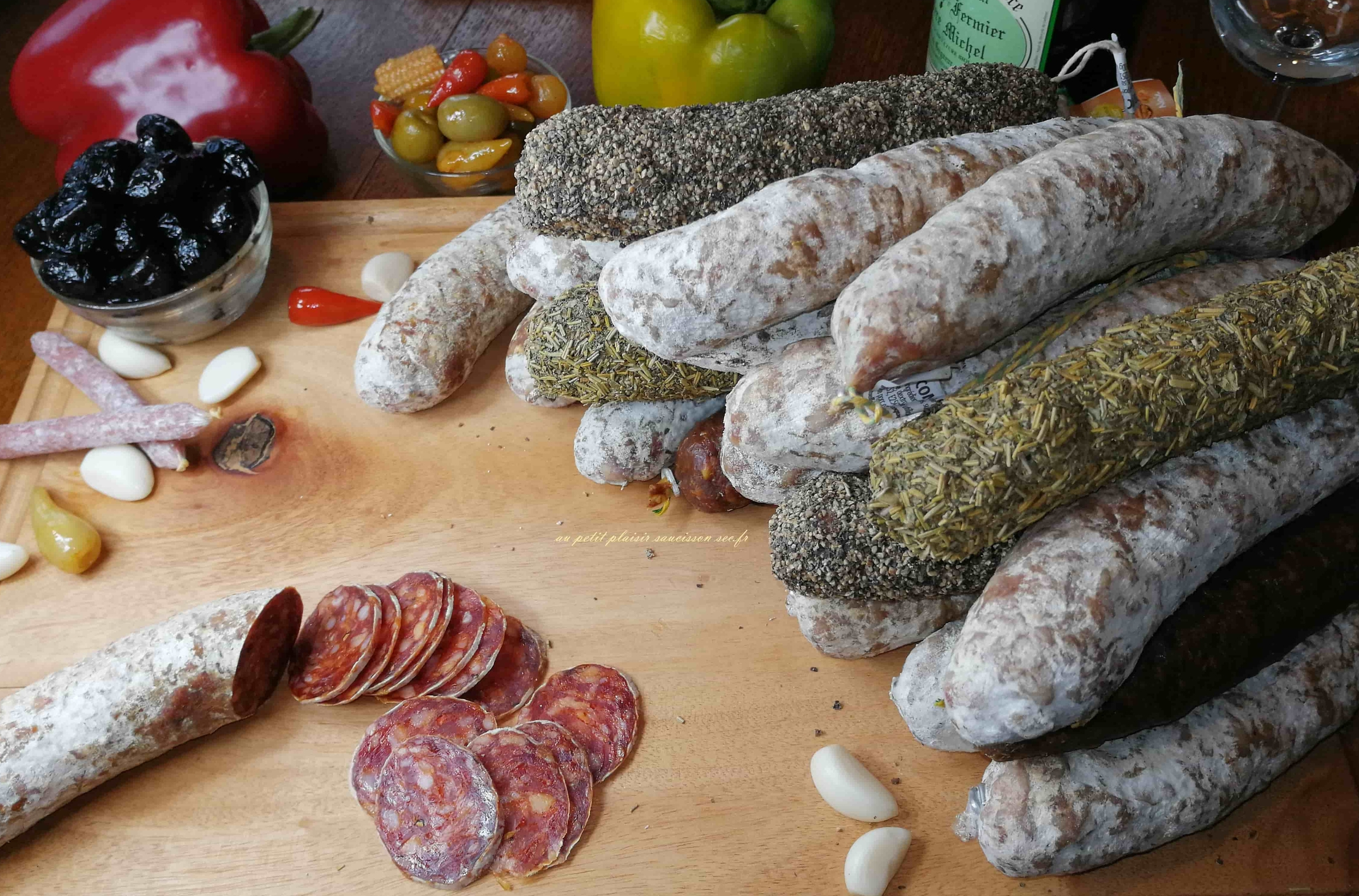 Saucisson sec aux cinq Baies