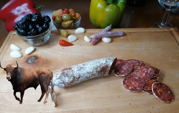 saucisson sec de taureau