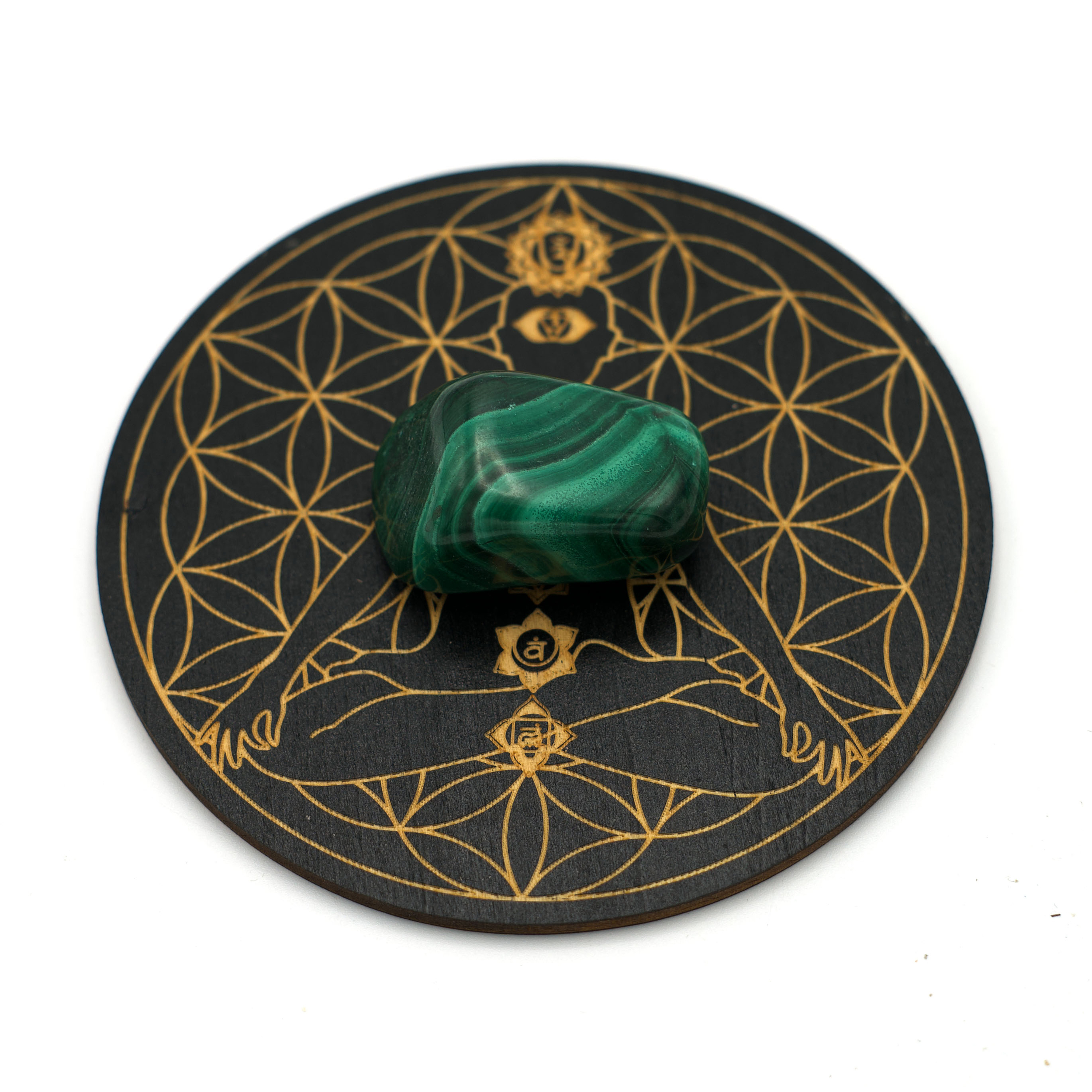 n fleur de vie 7 chakras 10 cm
