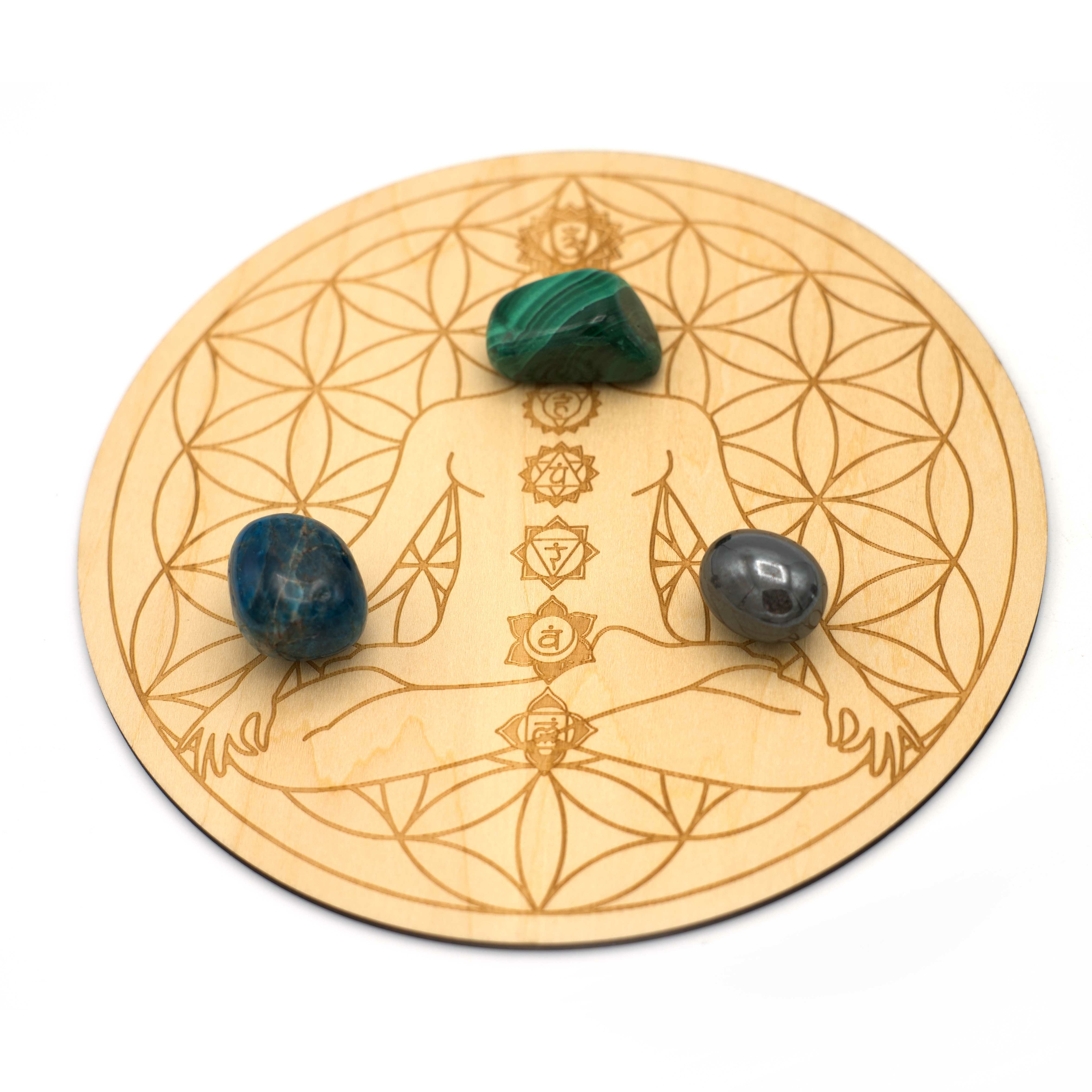 b fleur de vie 7 chakras 20 cm 1