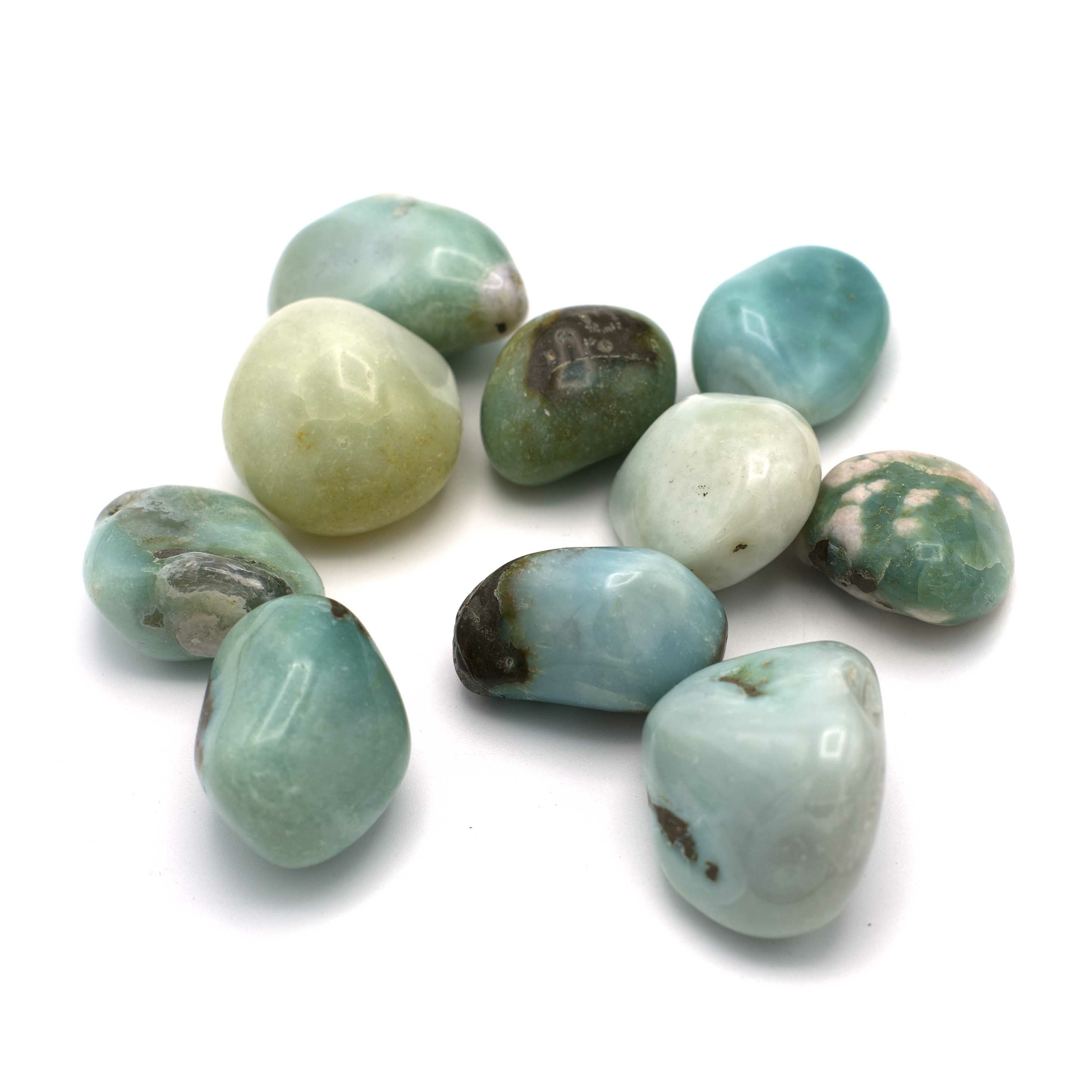 agate fleur de cerisier verte