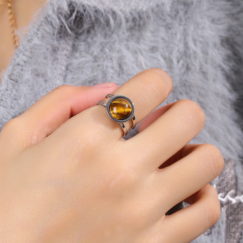 bague oeil de tigre