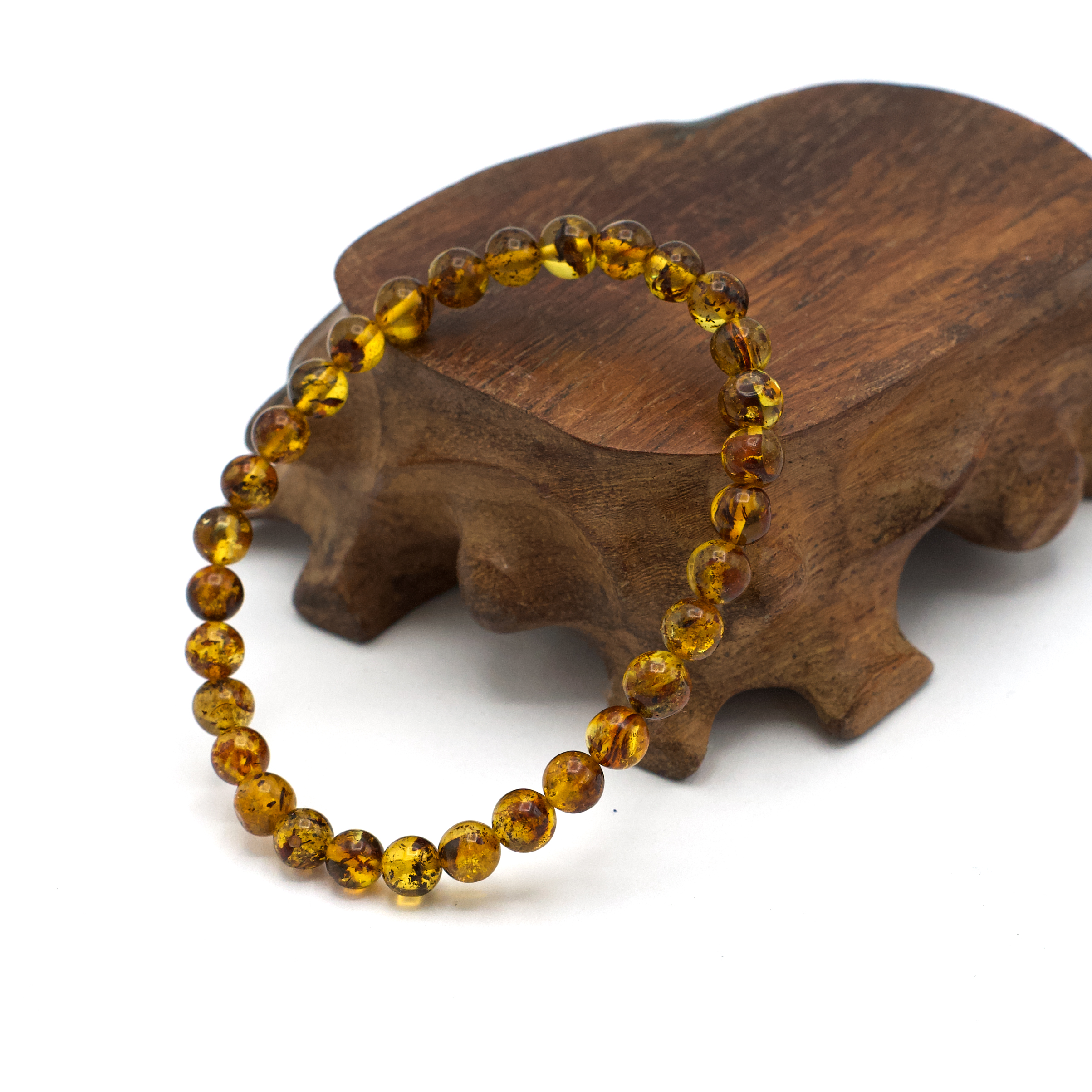 Bracelet en ambre de la baltique véritable perles naturelles