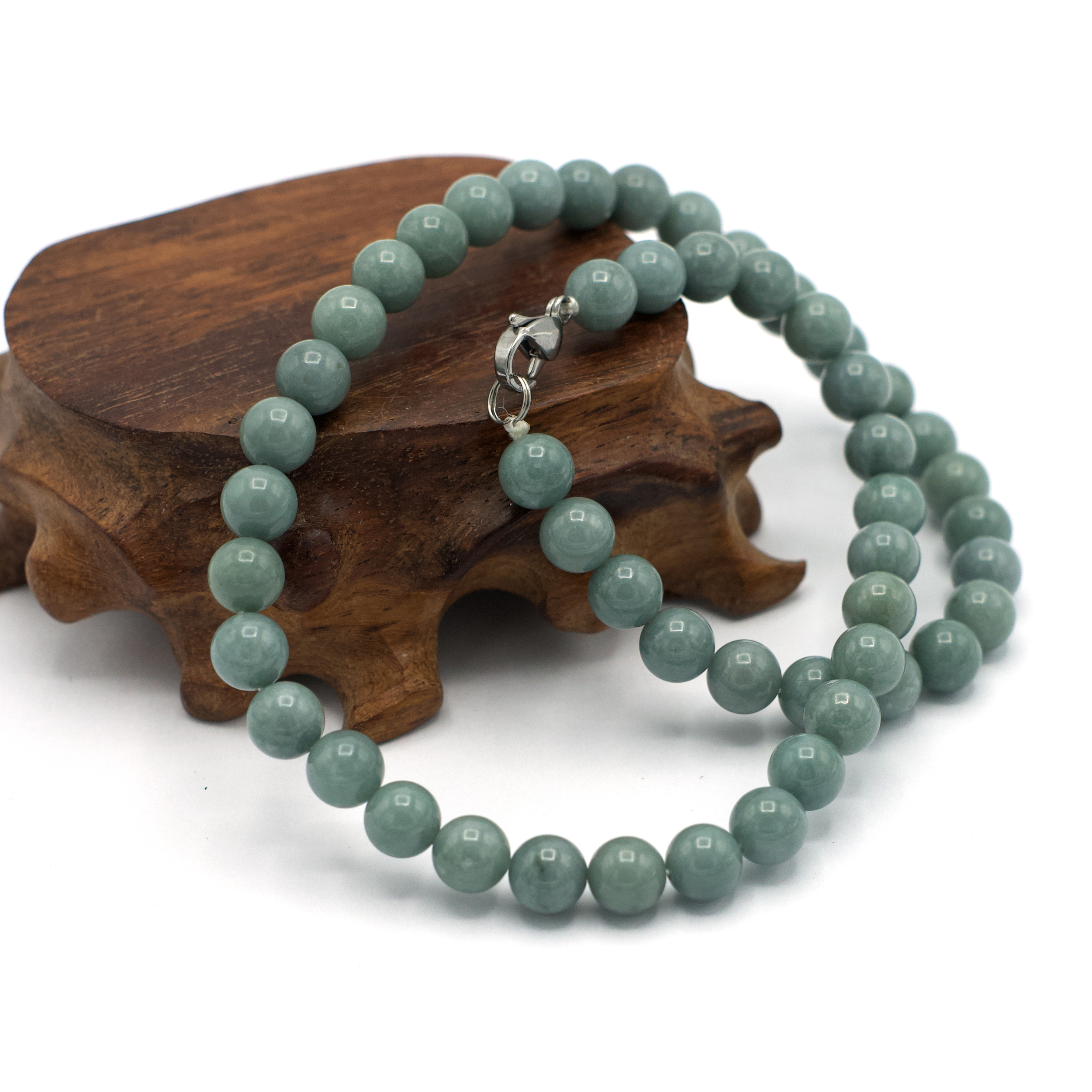 ronde 8 mm jade de Birmanie 1