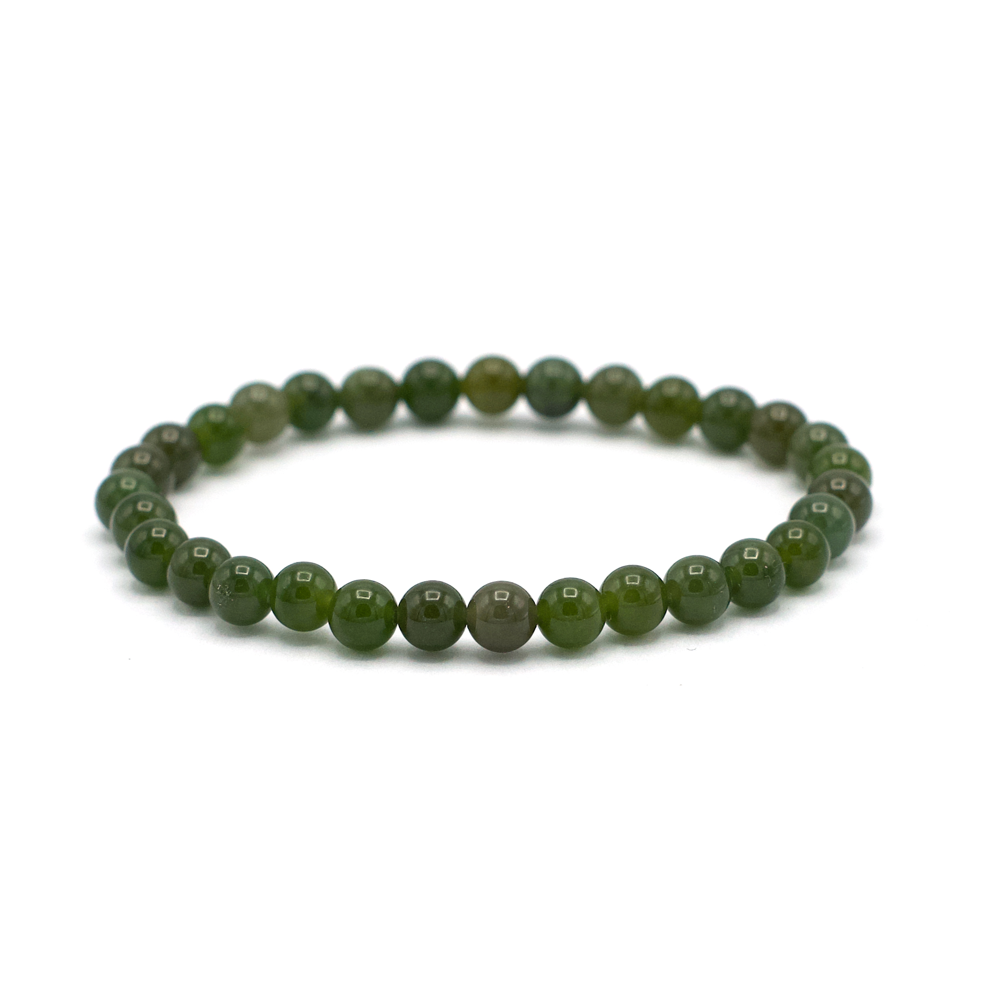 ronde 6 mm jade vert foncé