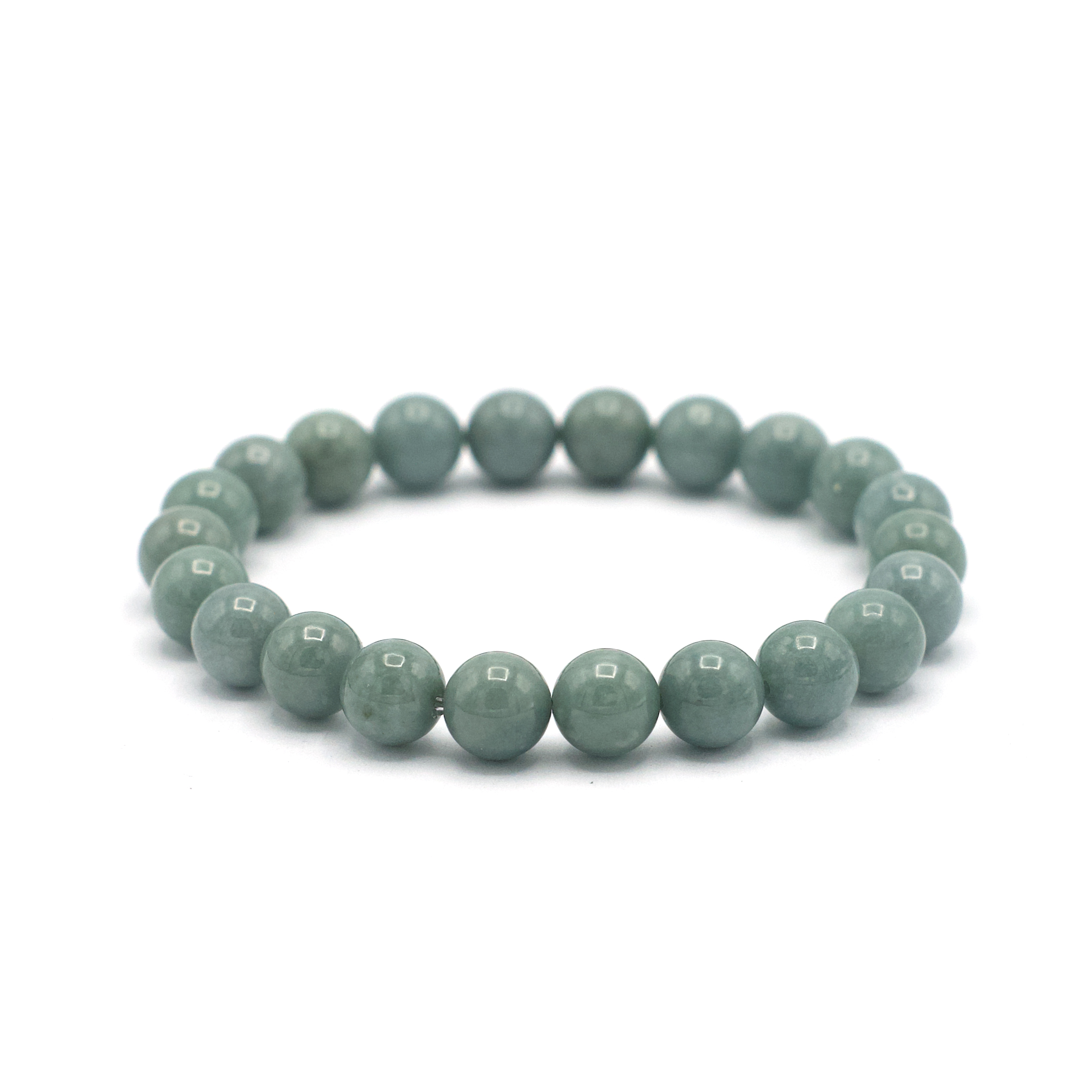 ronde 8 mm jadeïte de Birmanie