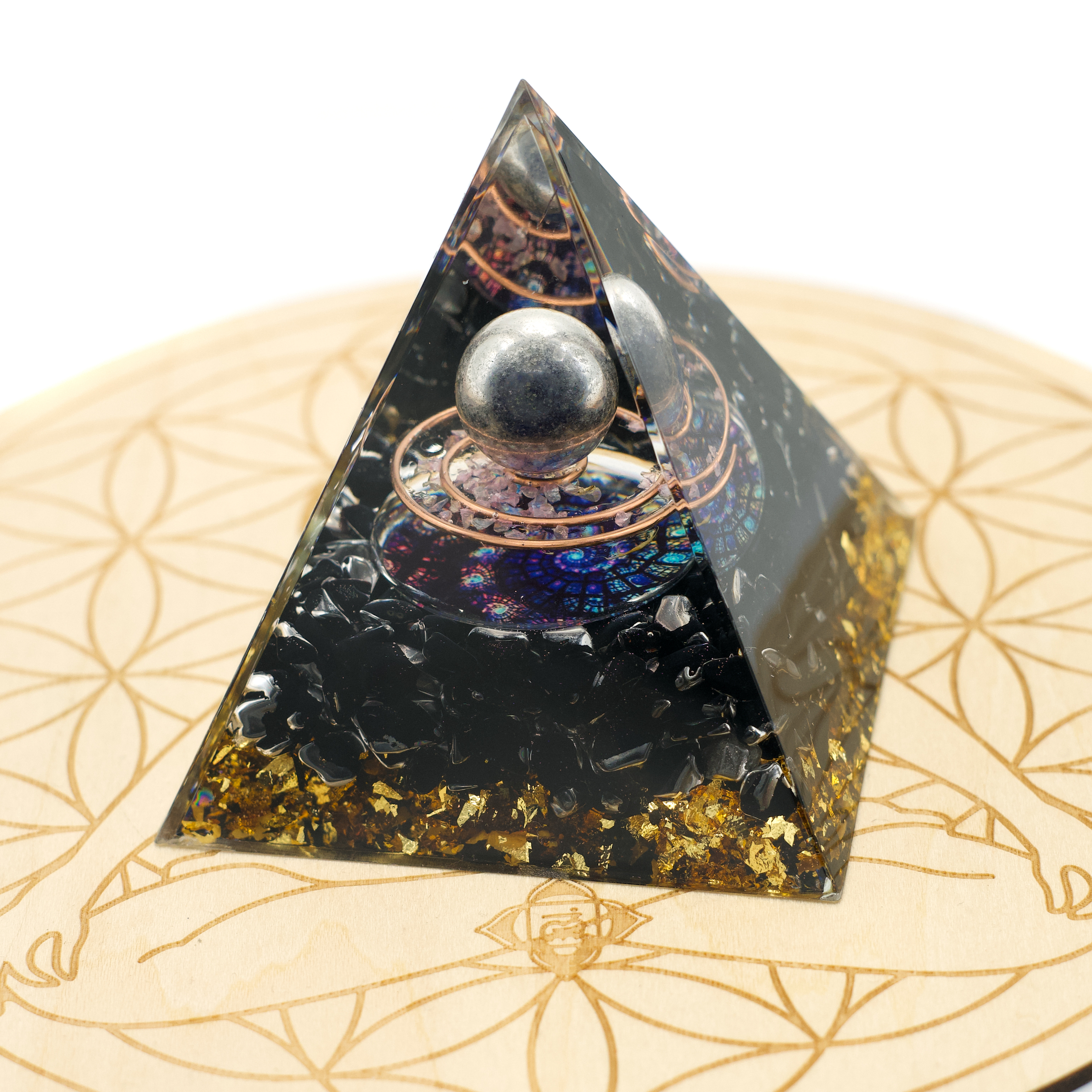 spiral hématite tourmamine noire 1
