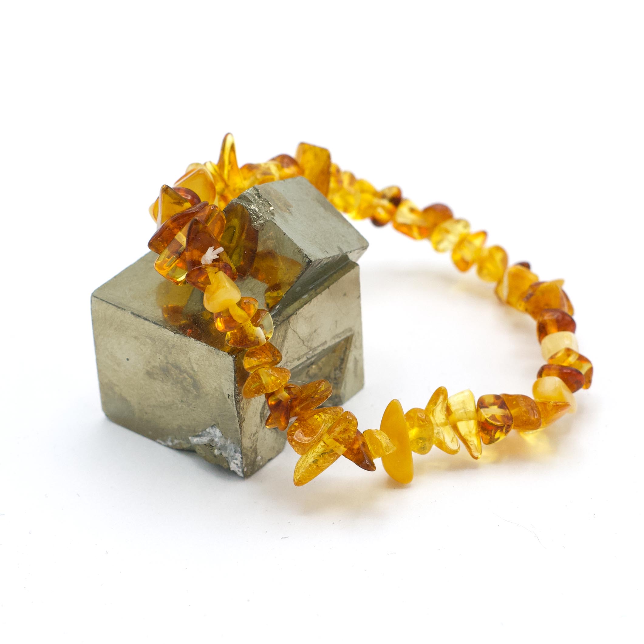 BRACELET AMBRE cadeau rond naturel ambre jaune