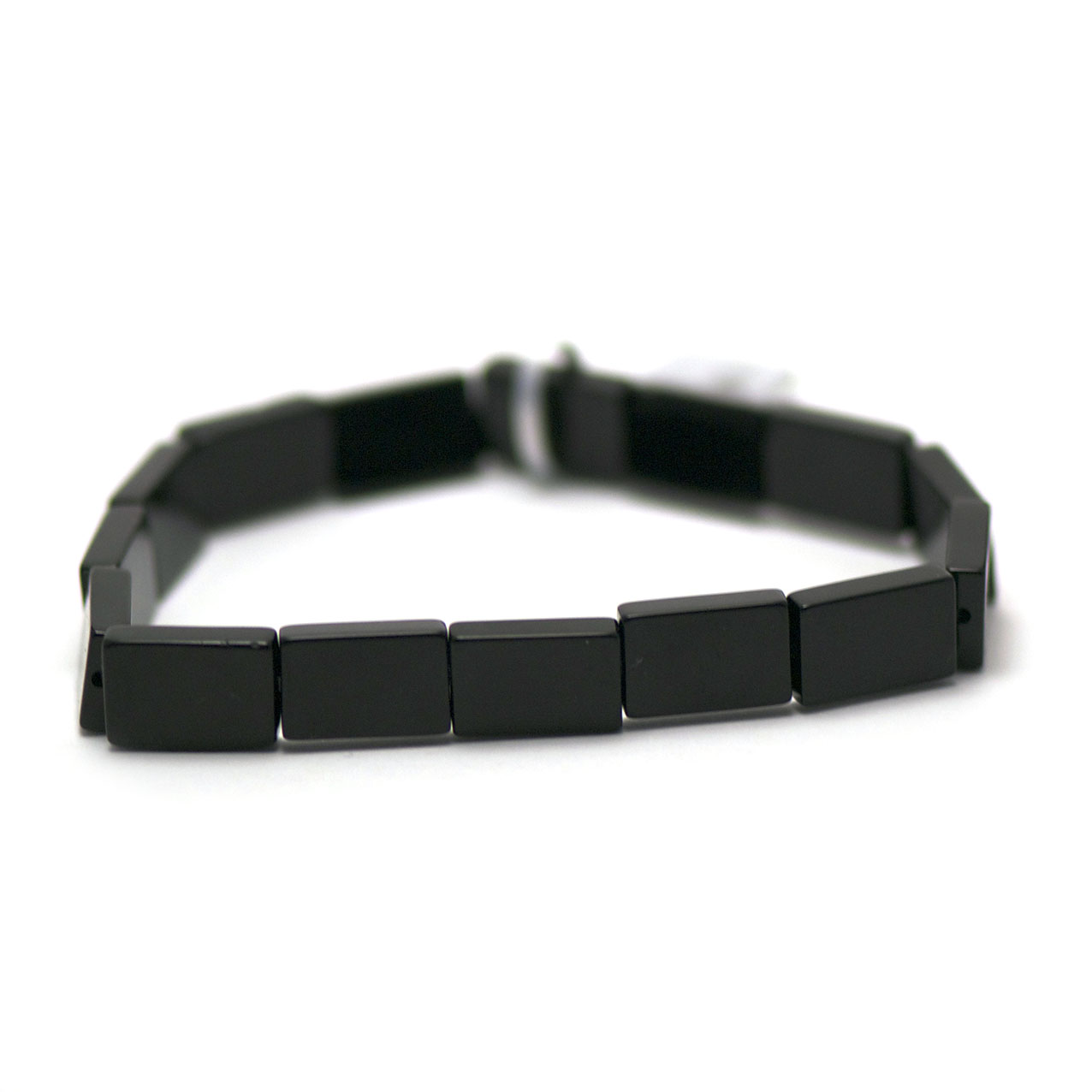 F rectangle 1 bracelet pierre neturelle onyx