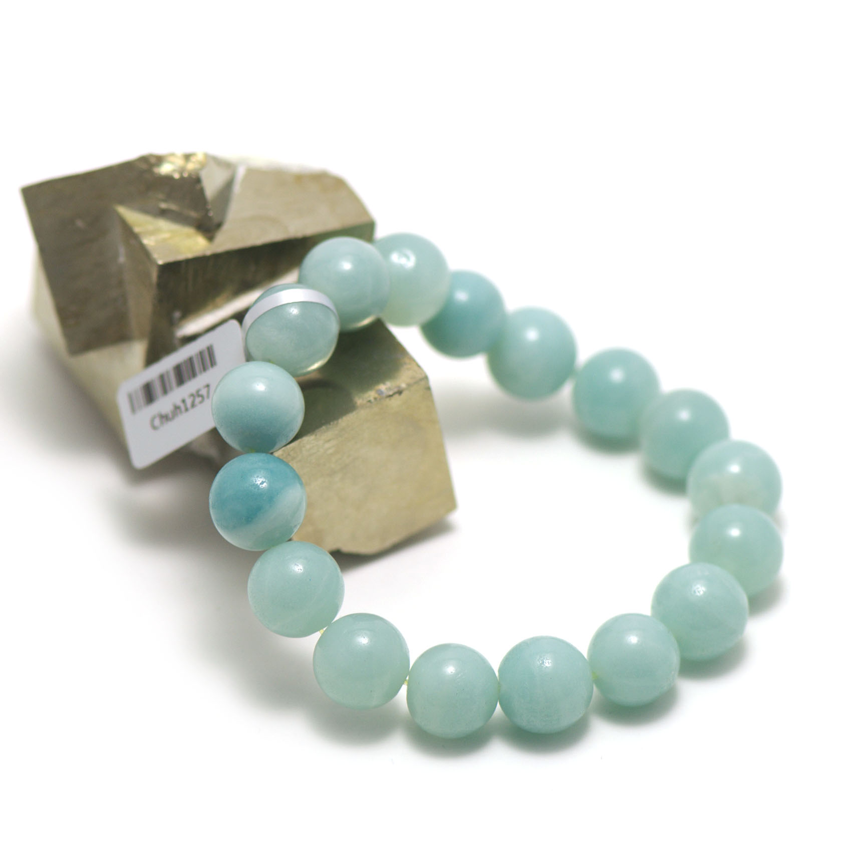 Bracelet Amazonite Perles 8mm - Lithothérapie - Ajustable - Style Bohème - Neuf Avec étiquette