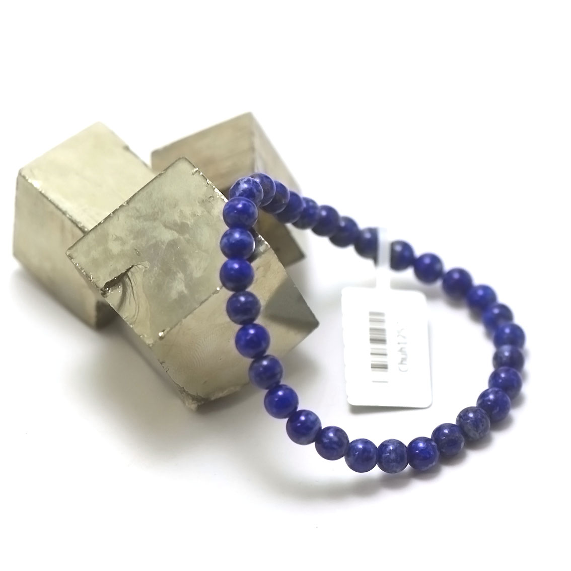 Perle ronde 6 mm bracelet en pierre naturelle de lapis lazuli