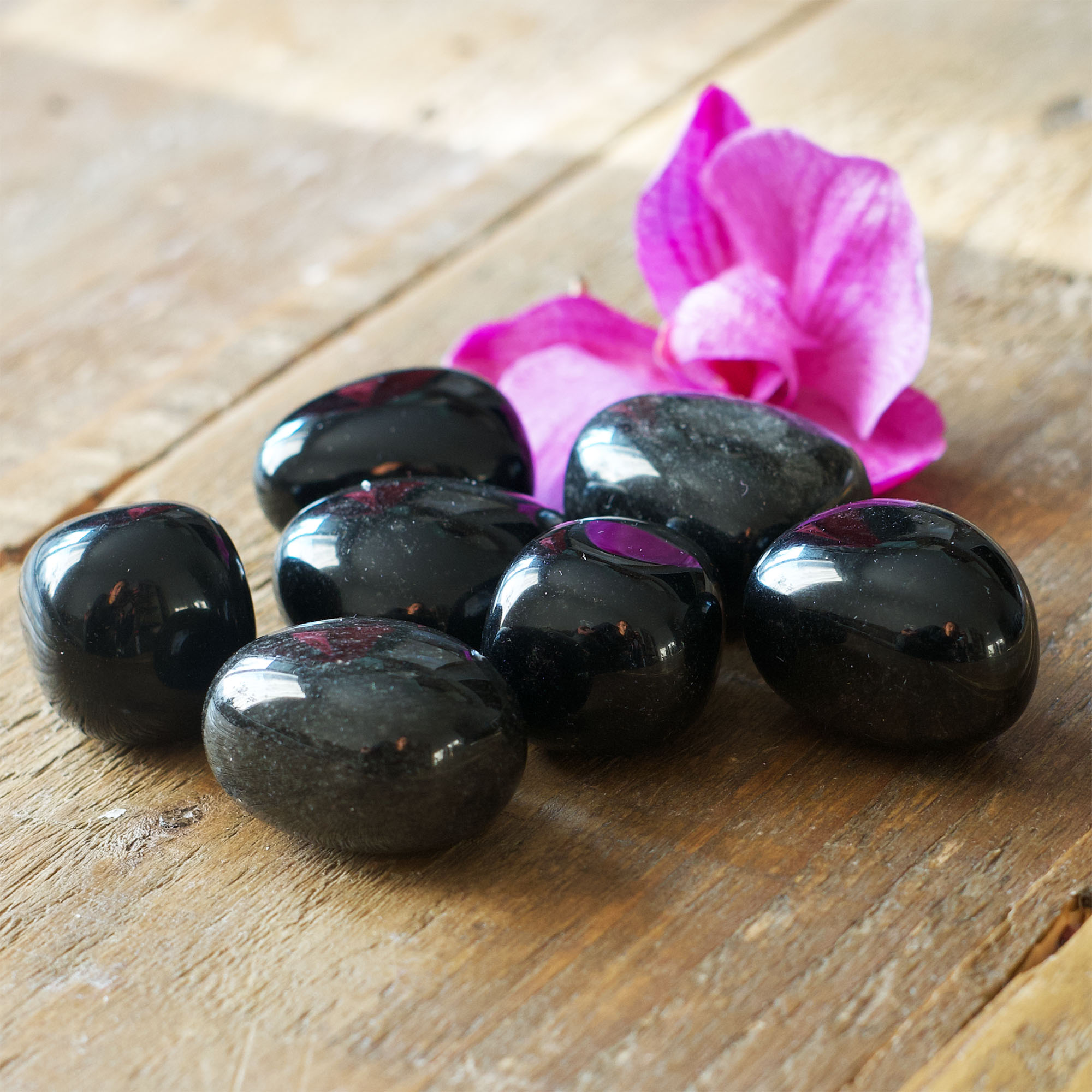 Obsidienne noire - Pierre roulée - Lithothérapie