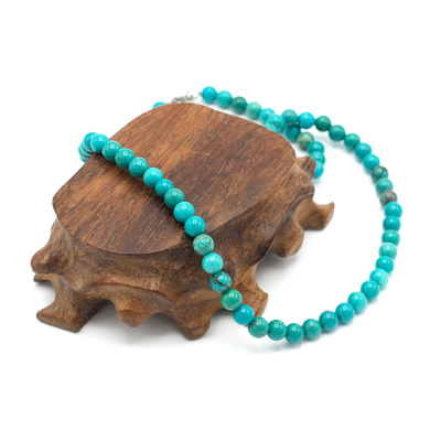 turquoise ronde 6 mm 1
