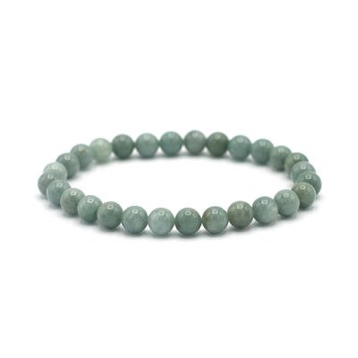 ronde 6 mm jadeïte de Birmanie