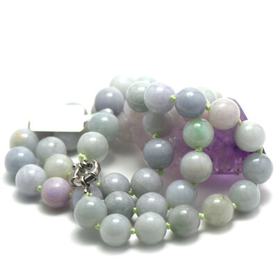 ronde long 13 mm pierre naturelle jade