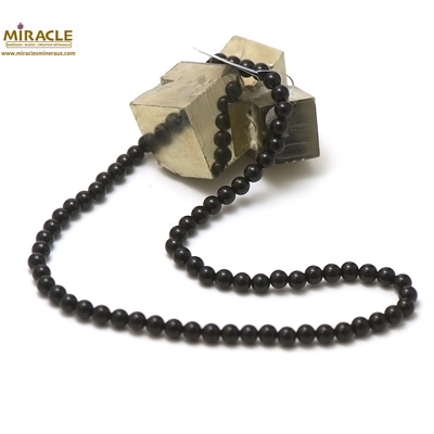 ronde 6 mm 1 collier en pierre naturelle onyx