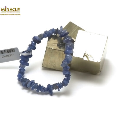 F chips 1 bracelet en pierre naturelle de cyanite