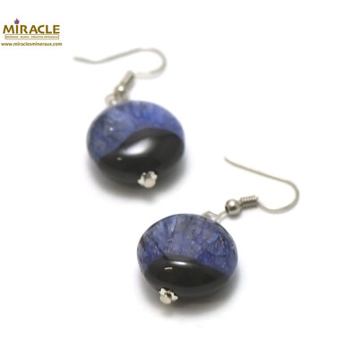 double palet rond bleu