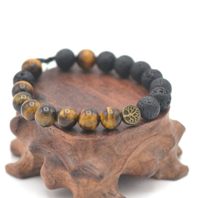 03 bracelet shamballa  odt roche volcanique 1 B