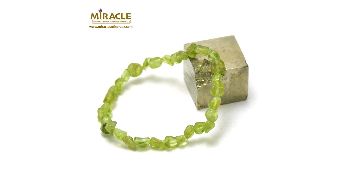 Bracelet Fin En Péridot Plaqué Or 14k - Style Minimaliste, Neuf Avec étiquettes