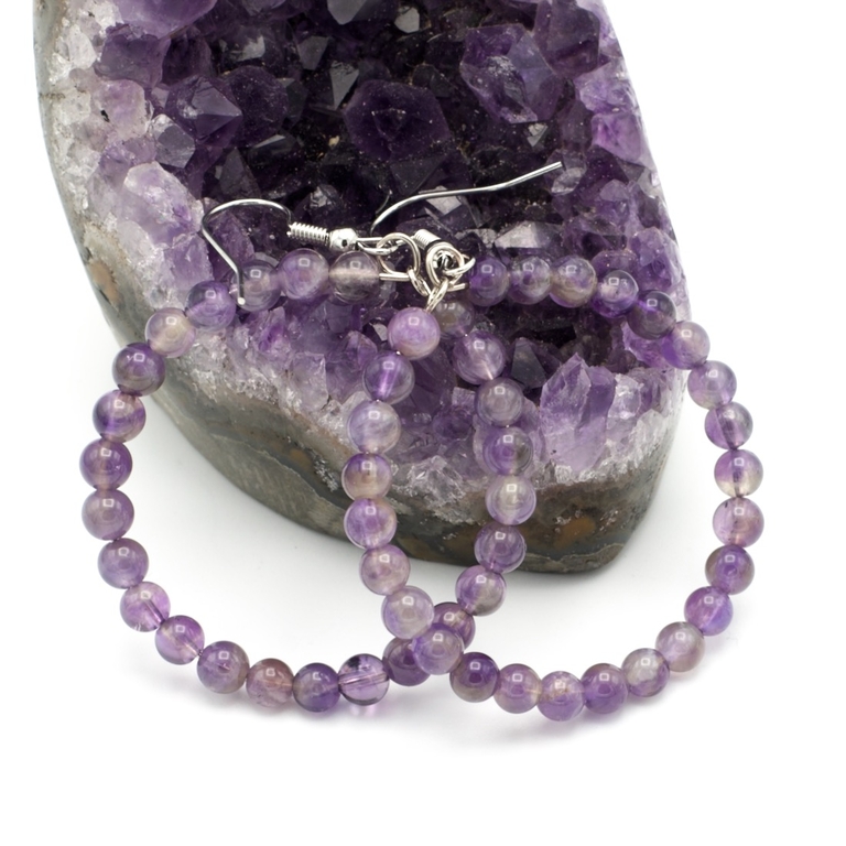Boucle d'oreille goutte d'eau plat en pierre naturelle - Accessoire
