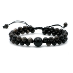 obsidienne argenté