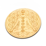 b fleur de vie 7 chakras 10 cm