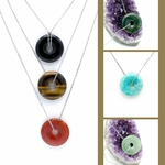 0 Pendentif donut 3 mm