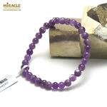 ronde 6 mm 1 bracelet en pierre naturelle daméthyte